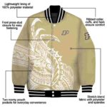 purdue boilermakers tribal art gold white black jacket best selling jacketwow
