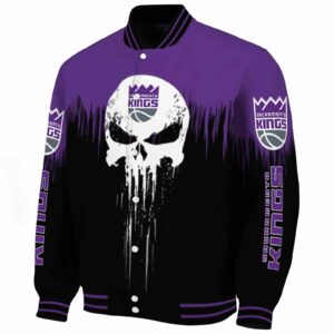 sacramento kings punisher skull purple black white jacket best selling jacketwow