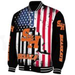 sam houston bearkats patriotic theme black jacket best selling jacketwow
