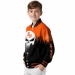 sam houston bearkats punisher skull orange black white jacket best selling jacketwow