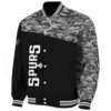 san antonio spurs camo patchwork black jacket best selling jacketwow