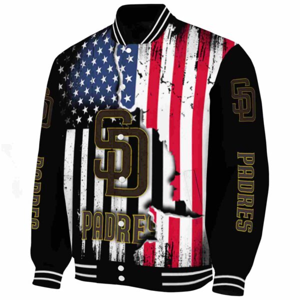 san diego padres patriotic theme black jacket best selling jacketwow