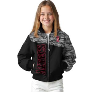 san diego state aztecs camo patchwork black jacket top rated jacketwow