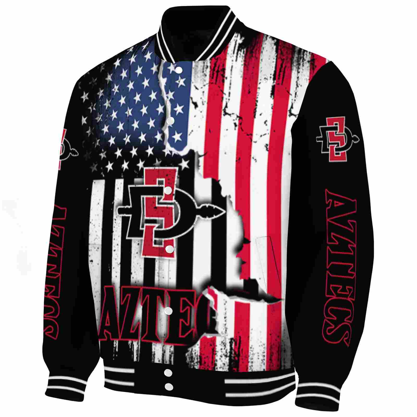 san diego state aztecs patriotic theme black jacket best selling jacketwow san diego state aztecs patriotic theme black jacket best selling jacketwow