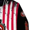 san francisco 49ers patriotic theme black jacket premium grade jacketwow
