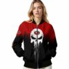 san francisco 49ers punisher skull red black white jacket latest model jacketwow