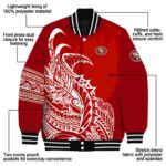 san francisco 49ers tribal art red white black jacket best selling jacketwow