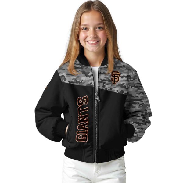 san francisco giants camo patchwork black jacket top rated jacketwow
