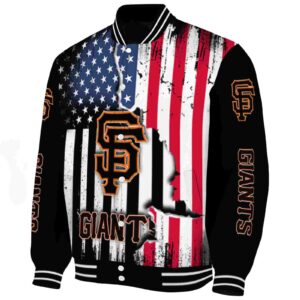 san francisco giants patriotic theme black jacket best selling jacketwow
