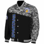 san jose state spartans camo patchwork black jacket best selling jacketwow