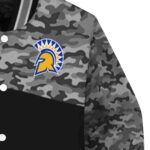 san jose state spartans camo patchwork black jacket best selling jacketwow