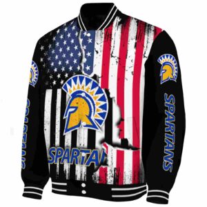 san jose state spartans patriotic theme black jacket best selling jacketwow