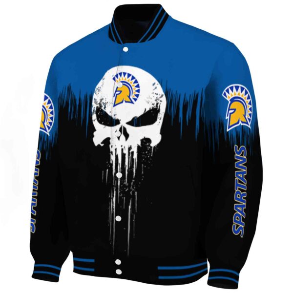 san jose state spartans punisher skull blue black white jacket best selling jacketwow