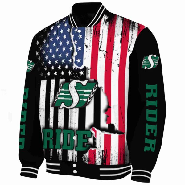 saskatchewan roughriders patriotic theme black jacket best selling jacketwow