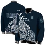 seattle kraken tribal art blue white black jacket best selling jacketwow