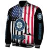 seattle mariners patriotic theme black jacket best selling jacketwow