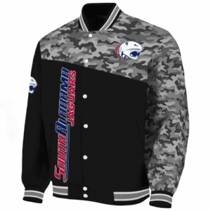 south alabama jaguars camo patchwork black jacket best selling jacketwow