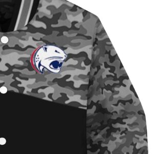 south alabama jaguars camo patchwork black jacket premium grade jacketwow