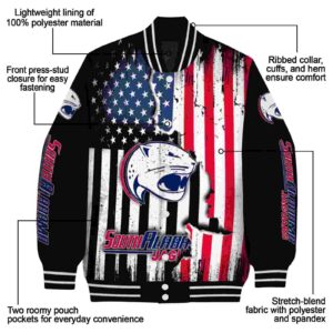 south alabama jaguars patriotic theme black jacket new arrival jacketwow