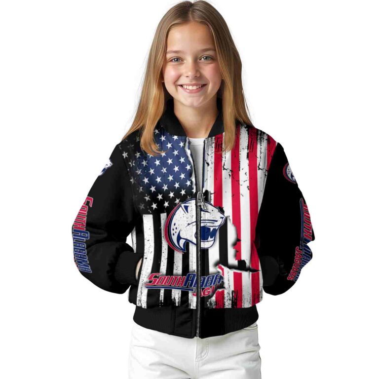 south alabama jaguars patriotic theme black jacket top rated jacketwow