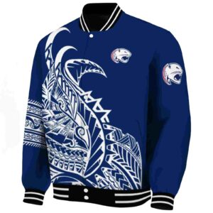 south alabama jaguars tribal art blue white black jacket best selling jacketwow