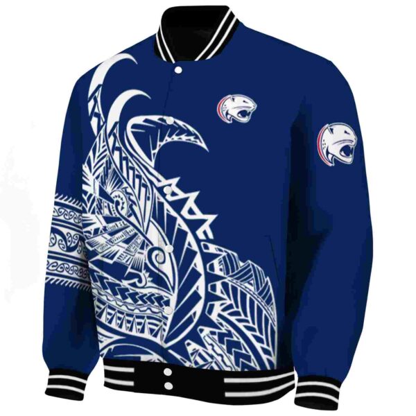 south alabama jaguars tribal art blue white black jacket best selling jacketwow
