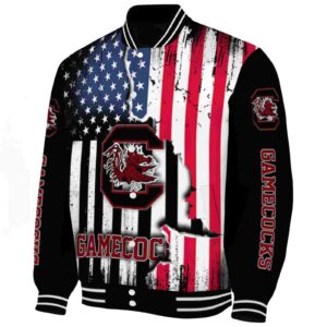 south carolina gamecocks patriotic theme black jacket best selling jacketwow