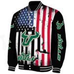 south florida bulls patriotic theme black jacket best selling jacketwow
