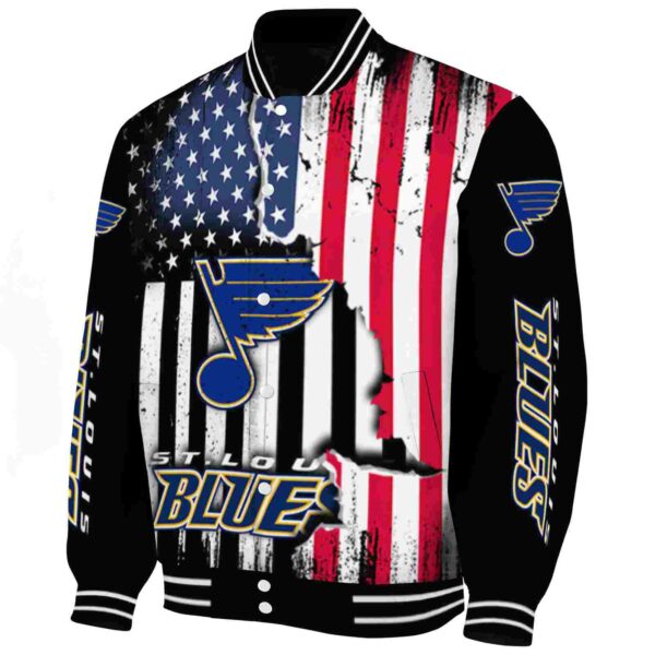 st louis blues patriotic theme black jacket best selling jacketwow
