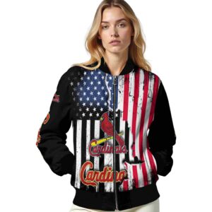 st louis cardinals patriotic theme black jacket latest model jacketwow