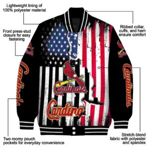 st louis cardinals patriotic theme black jacket new arrival jacketwow
