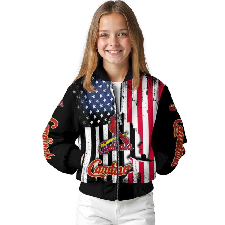 st louis cardinals patriotic theme black jacket top rated jacketwow