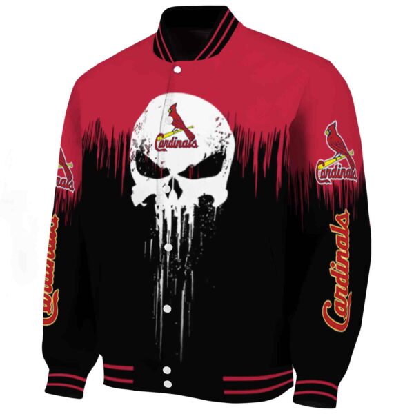 st louis cardinals punisher skull red black white jacket best selling jacketwow