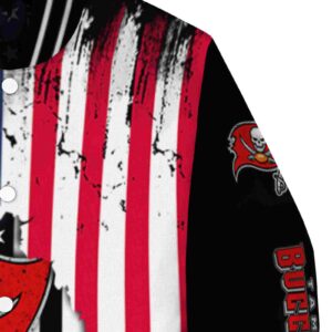 tampa bay buccaneers patriotic theme black jacket premium grade jacketwow