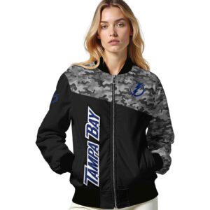 tampa bay lightning camo patchwork black jacket latest model jacketwow
