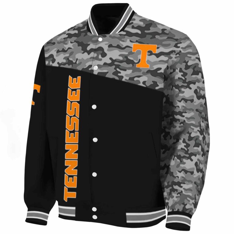 tennessee volunteers camo patchwork black jacket best selling jacketwow