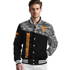tennessee volunteers camo patchwork black jacket high quality jacketwow