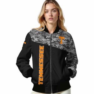 tennessee volunteers camo patchwork black jacket latest model jacketwow