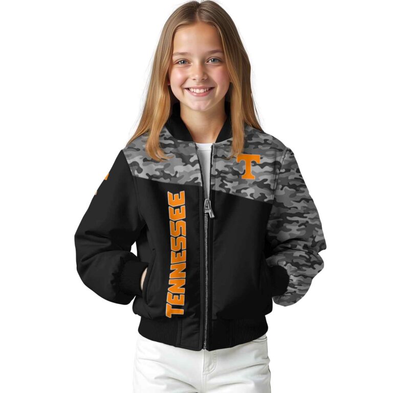 tennessee volunteers camo patchwork black jacket top rated jacketwow