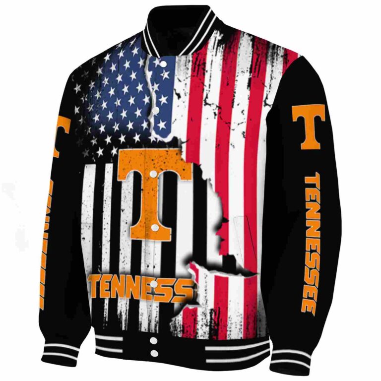 tennessee volunteers patriotic theme black jacket best selling jacketwow