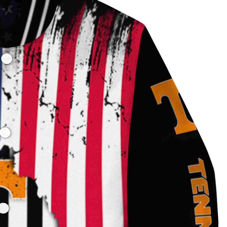 tennessee volunteers patriotic theme black jacket premium grade jacketwow