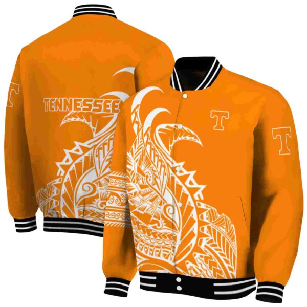 tennessee volunteers tribal art orange white black jacket fashion forward jacketwow