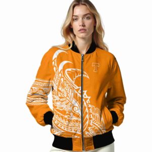 tennessee volunteers tribal art orange white black jacket latest model jacketwow