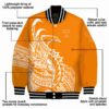 tennessee volunteers tribal art orange white black jacket new arrival jacketwow