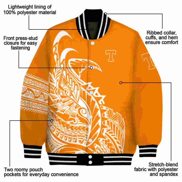 tennessee volunteers tribal art orange white black jacket new arrival jacketwow