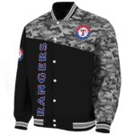 texas rangers camo patchwork black jacket best selling jacketwow