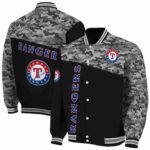 texas rangers camo patchwork black jacket best selling jacketwow