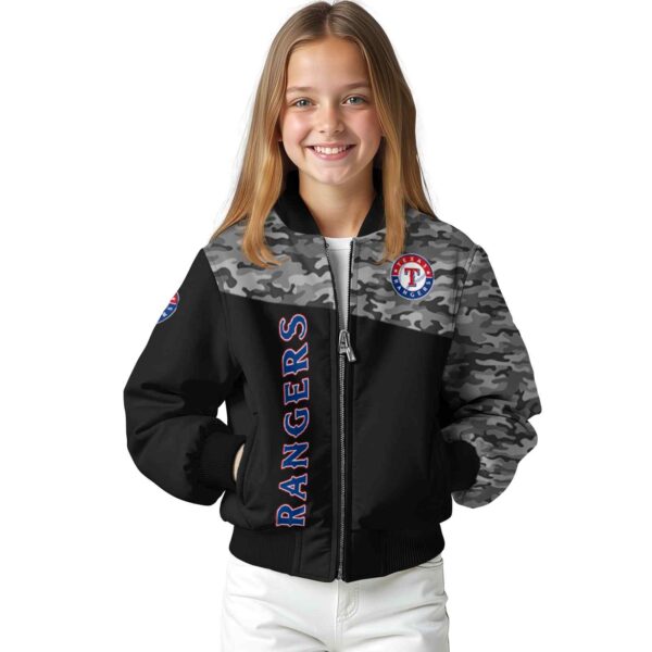 texas rangers camo patchwork black jacket top rated jacketwow