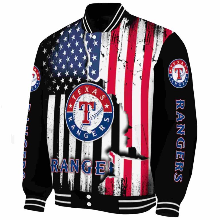 texas rangers patriotic theme black jacket best selling jacketwow