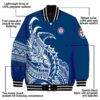texas rangers tribal art blue white black jacket new arrival jacketwow